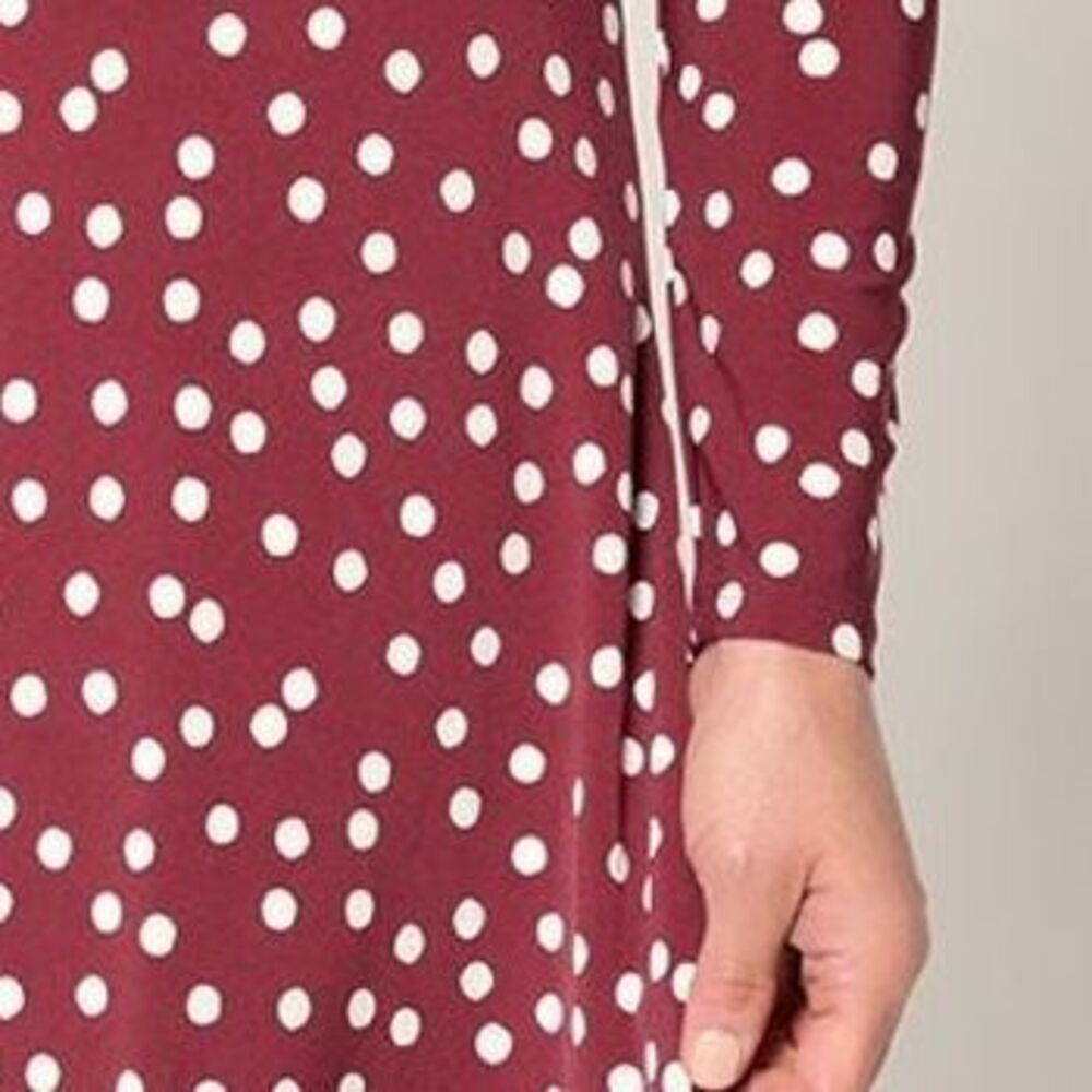 SUNNYLiFE Women's Dress Sz XL Asymmetrical City Midi Red A703729 - Picture 2 of 4